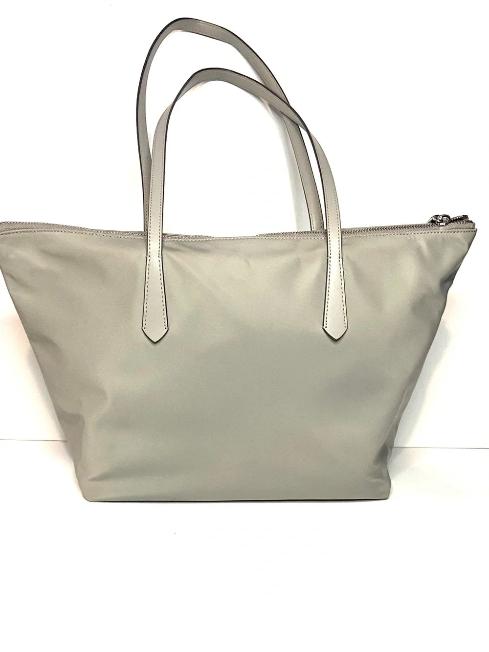 kate spade retails $299 ($49) Gray Tote with Top Zip
